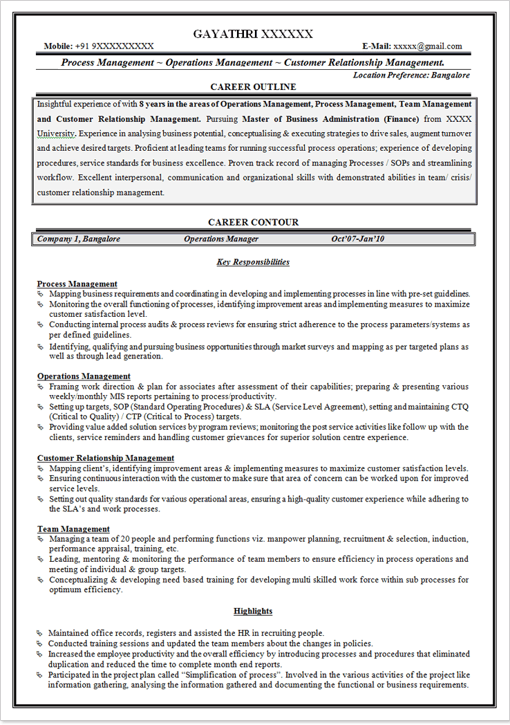 Resume writing service of naukri