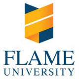 Flame University logo