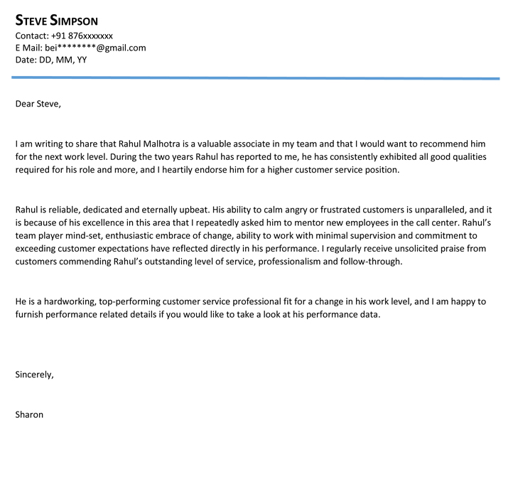 Letter Of Recommendation For Service from img.naukimg.com
